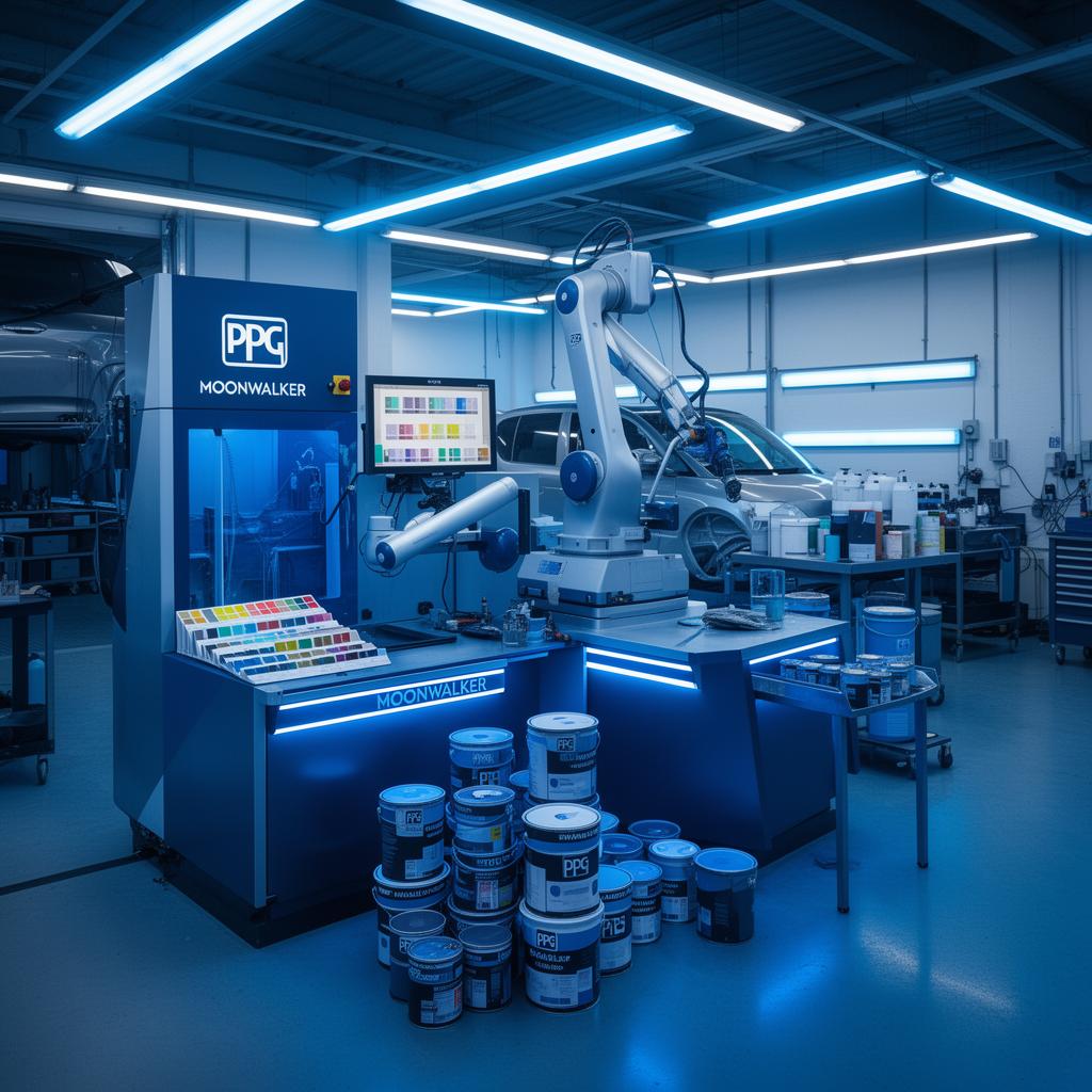 Máquina PPG MoonWalk — colorimetria digital robotizada